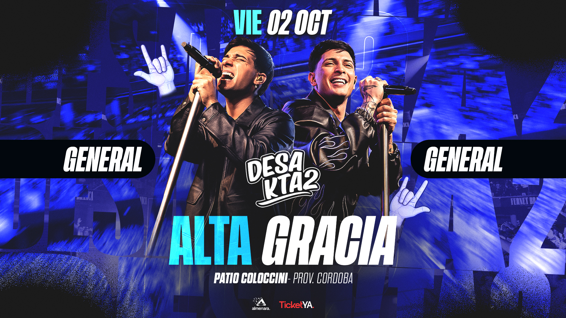 DESAKTA2 – 02/10 – ¡PATIO COLOCCINI – ALTA GRACIA!