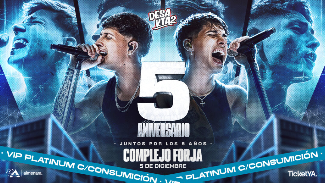VIP PLATINUM CON CONSUMICION – 05/12 – FORJA